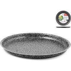 Sākums Stone Runde Pizzaform, Antihaft, Stein, Antrazīts, 36 cm