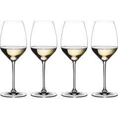 Riedel Extreme Riesling vīna glāze, caurspīdīga, komplektā 4