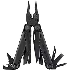 Leatherman Surge Multi-Tool ar 21 daudzpusīgu un spēcīgu instrumentu, melns, 831334