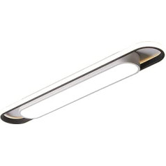 Hkly LED Ceiling Light Bathroom Ceiling Light Long Stripes Balcony Light Interior Light Modern Metal Ceiling Lamp for Living Room, Kitchen, Balcony, Hallway, Bathroom, 3000 K Warm White, Length 40 cm