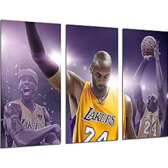 DKORARTE Basketbols NBA sporta leģenda Lakers Kobe Bryant Mamba Modern Photography 97x62cm Ref 27376