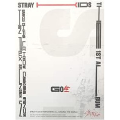 STRAY KIDS GO Live (standarta versija) Pirmais albums A tipa kompaktdisks + fotoattēlu grāmata + fotoattēlu kartītes + 4 izgriezta filma + slepenā kartīte + vienību teksta buklets + (papildus 4 fotokartes + 1 abpusēja fotoattēlu kartīte)