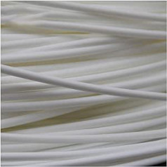 CruSio 500 G (70 M) Synthesches Rattan-Webmaterial, 3 Mm Breite, Massives, Rundes Kunststoff-Pe-Rattan Für Strickreparaturen, Heimwerken, Kunst Und Handwerk, Korbherstellung, Stuhl, Tisch, Handgefer