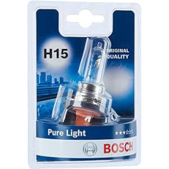 Bosch H15 Pure Light Bulb - 12V 15/55W PGJ23t-1 - Pack of 1
