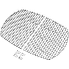 Onlyfire Stainless Steel Replacement Grill (65.5 x 44.5 cm) for Weber Q300, Q320, Q3000, Q3100, Q3200 Gas Grill