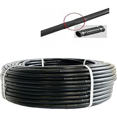 Soaker Hose / Perl Sprinkler Hose - 16 mm Drip Irrigation Hose - Drip Spacing of 33 cm - Lengths from 50 to 400 metres - Garden Watering / Garden Hose