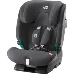 BRITAX RÖMER ADVANSAFIX 2 Z-Line Child Seat for Children from 76 to 150 cm (i-Size) with and without Isofix, 15 Months to 12 Years, Midnight Grey