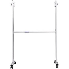 LOOQS Whiteboard-Stützständer mit feststellbaren Rollen, leicht rollbar, 360° drehbarer Metallständer, nur für Zuhause, Büro, Schule (Izmērs: 60-90cm)