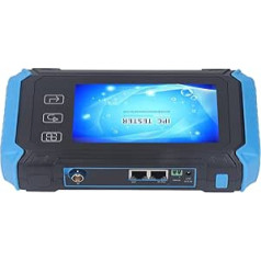 CCTV-Testmonitor, Breite Kompatibilität, 5,5-Zoll-IPS-Touchscreen, Wiederaufladbar, 100-240 V AC, 6K, 12 MP, AHD, TVI, CV-Kameratester Zur Reparatur (EU-Stecker)