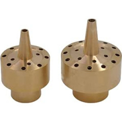 1/2 inch 3/4 inch 1 inch 1.5 inch 2 inch fountain nozzles in full gauge style fountain heads for garden pool pond fountain equipment (2)