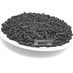 10 litru aktīvās ogles granulas, diametrs 4 mm, izgatavotas no cietā oglekļa gaisa attīrīšanai (AERO-CLEAN akmeņu granulas) [A enerģijas klase]