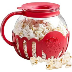 Microwave Popcorn Bowl, Pot Microwave Air Popcorn Snack, Popcorn Machine Popcorn Maker, BPA-Free Glass, Dishwasher Safe, 3-in-1 Silicone Lid, Healthy Popcorn, High Temperature Resistant