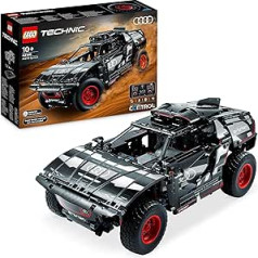 LEGO 42160 Technic Audi RS Q e-tron RC rallija automašīnas rotaļlieta, Dakāras rallija apvidus transportlīdzeklis, lietotņu vadāma RC ar Control+, dāvana zēniem, meitenēm un faniem no 10 gadiem.