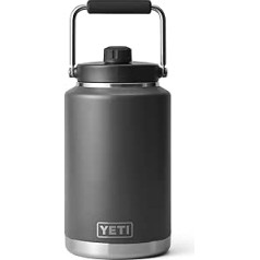 YETI Rambler Галлонный кувшин, нержавеющая сталь с вакуумной изоляцией и MagCap, антрацитовый цвет