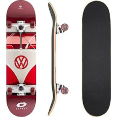 Osprey Volkswagen Profi-Skateboard für Anfänger, 78,9 cm, Doppel-Kick, konkav, Erwachsenen-Skateboard ar ABEC 7-Kugellagern, maks. 100 kg Benutzergewicht, offizielles VW-Designs