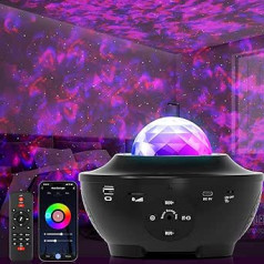 BaFuland Starry Sky Projector Galaxy Bluetooth Night Light for Kids Baby Starlight with Bluetooth Projector for Kids and Adults