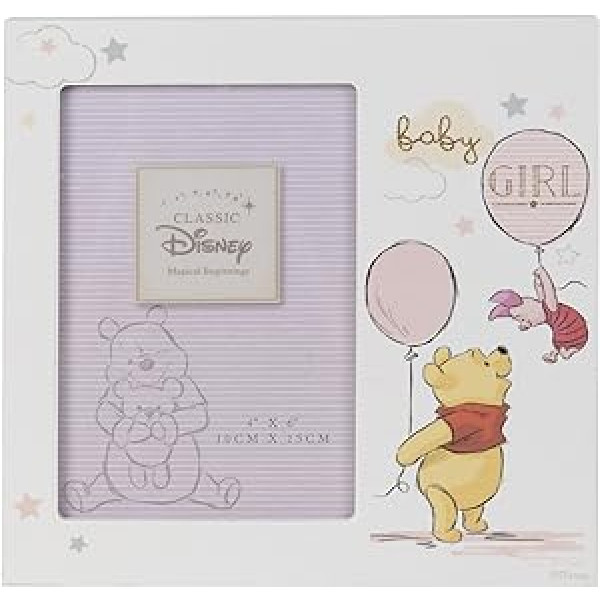 (Pūka meitene) — Disney Magical Beginnings MDF 10 cm x 15 cm foto rāmis Pūka meitene DI415