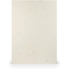 PAPERADO 50 x Craft Card DIN A4 – Terra Vanilla Cream Bēšs 220 g/m² Krāsainā karte – Biezs amatniecības papīrs 29,7 x 21 cm Glezniecība, Amatniecība, Perfect Craft kartons