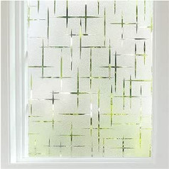 Finnez logu plēves pašlīmējošā privātuma plēve 90 x 400 cm ar zvaigžņu rakstu matēta stikla plēvi statiskā pašlīmējošā plēve dekoratīvā plēve viesistabai virtuvei Biroja pret UV stariem
