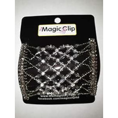 Mebella Magic Hair Clips elastīga dubultā ķemme dažādiem matu stiliem pelēka