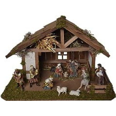 Alfred Kolbe Krippen 1417 Wooden Nativity Scene for 11-13 cm Figures 59 x 30 x 30 cm