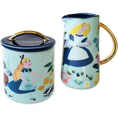 Disney Alice in Wonderland by Mary Blair Creamer and Sugar Bowl Set