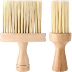 ‎Abeillo Набор из 2 кистей Barber Neck Duster Brush — профессиональная щетка для стрижки волос Barber Fade Brush Neck Duster Brush Brush для расчесывания волос вокруг шеи и