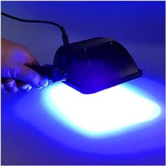 UV-Harzlampe rokas 300W 395nm UV-Härtungslampe, Griff-UV-Lampe, schattenlose Klebeplattenlampe, Fehlererkennungslampe, lichtempfindliche Harzlampe mit hoher Reparaturkraft (Izmērs: 1 UK, Krāsa: