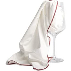 Sonty Glass Cloths Microfibre Polishing Cloth 45 x 68 cm White (5) Pack of 5