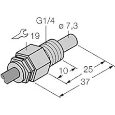 6870475-FCS-G1/4A4-NAEX/D100, Strömungsüberwachung Eintauchsensor