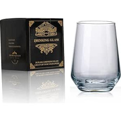 EFILOISEAU viskija glāze, bezsvina kristāliska viskija trauks burbonam, tekilai, kokteiļiem, konjakam, Martini utt., Klasiskā dāvanu kastīte (1. kārta)