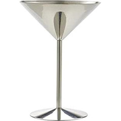 Genware nev-mrs240 Edelstahl Martini Glas, 24 cl/8,5 unces