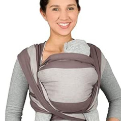 Hoppediz Baby Carrier Sling, Iekļauts Siešanas instrukcijas bēšs