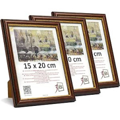 3-B Bari Rustic Wooden Photo Frame, Picture Frame, Photo Frame with Perspex