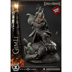 Prime 1 Studio Gredzenu pavēlnieks: divi torņi Attēls 1/4 Gimli bonusa versija 56 cm