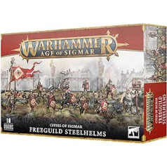 Games Workshop Cities of Sigmar: Freeguild Steel Helmets