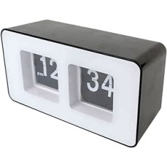 BW® Retro Auto Flip Clock Klasisks, stilīgs un moderns galda sienas pulkstenis