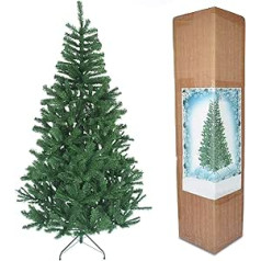 5 ft/150 cm Artificial Christmas Tree Alaskan Pine Green 350 Tips Xmas Home Decorations 1.5 m, Metal Stand