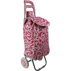 Large Shopping Cart Modern and Colourful Train / Pushchair Lightweight and Durable Foldable Foldable and Packable 95cm Rose