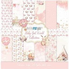 Papīri jums - Scrapbooking un amatniecības papīra komplekts 