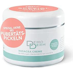 DEMODERM Cream Acne Special Cosmetics 30 g | Ātrā palīdzība pubertātes pūtītēm un nomierinoša kopšana ādas apsārtumam un rosacejai | Jutīgai ādai | Bezūdens ziede ar cinku, sēru un sudrabu