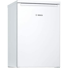 Bosch KTL15NWEA Series 2 Galda ledusskapis ar saldētavas nodalījumu / E / 85 cm (33,46 collas) / 139 kWh gadā / Balts / Ledusskapja ietilpība 106 L / Saldētavas ietilpība 14 L / LED apgaismojums