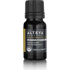 Alteya Organic Oil Roman Chamomile - 10 ml - 100% USDA Organic - Certified - Roman Chamomile Essential Oil (Anthemis Nobilis)