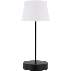 ATCERIETIES Oscar Pure LT01 aptumšojama LED galda lampa ar akumulatoru, iekštelpās un ārā, augstums 33,5 cm, USB lampa ar pieskāriena reostatu, 80 stundu apgaismojuma laiks