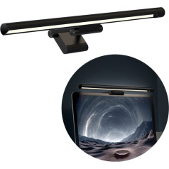 Baseus i-wok Pro series USB stepless dimming screen hanging light Black