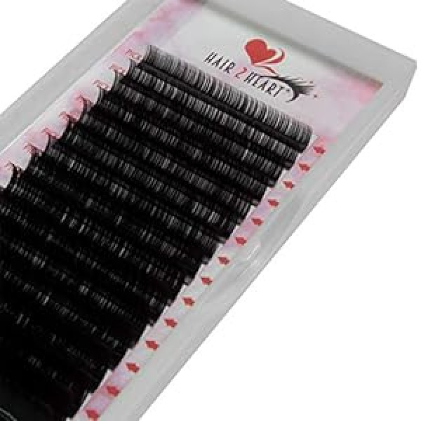 Hair2Heart Eyelashes Mink Fake Lashes Накладные ресницы D-Curl 0,10 7 мм