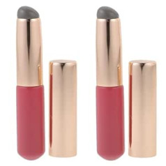 Popetpop Pack of 2 silikona lūpu otu lūpu krāsas aplikatori Silikona lūpu kosmētikas otiņa Makeup Beauty lūpu krāsas otiņa ar vāciņu lūpu krāsai lūpu spīdums lūpu maska acu ēnas