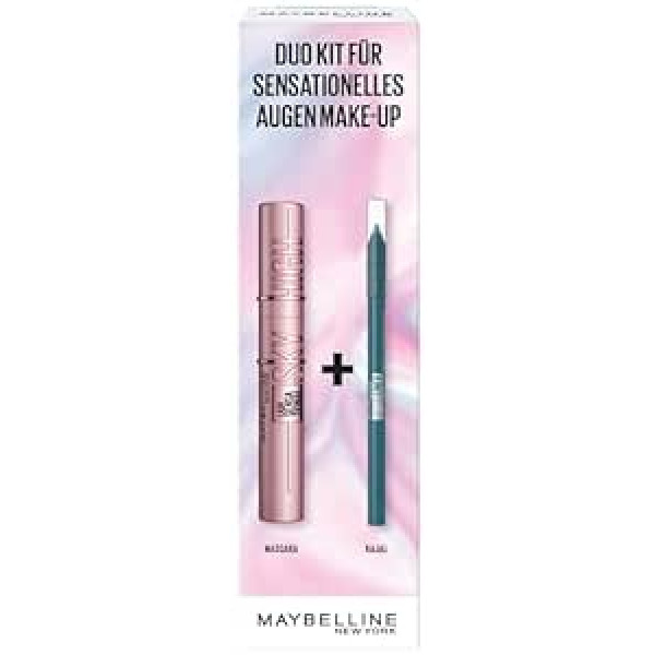 Maybelline New York Lash Sensational Sky High 7,2 ml ar Tattoo Liner gēla zīmuli Nr. 814 Blue Disco