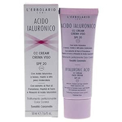 L'erbolario  — hialuronskābes CC krēmkrāsas, karameles SPF 20