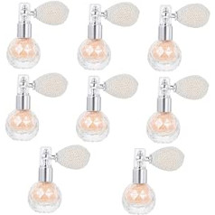 Popetpop Pack of 8 Body Airbag Powder High Glitter Body Spray for Women Acu ēnas Powder Spray Highlighter Spray for Body Kosmētikas Glitter Spray Bride Lightness Decorate